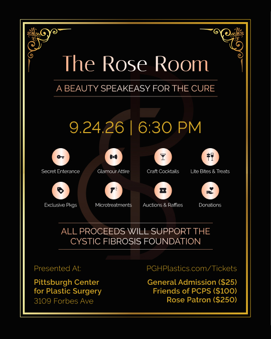 The Rose Room: A Beauty Speakeasy for the Cure, September 24, 2026 at 6:30 PM. Purchase tickets.